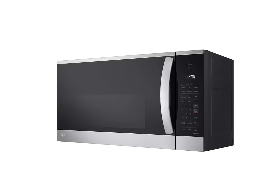 1.8 cu. ft. 30 in. W Smart Over the Range Microwave Oven with EasyClean in PrintProof Stainless Steel 1000-Watt