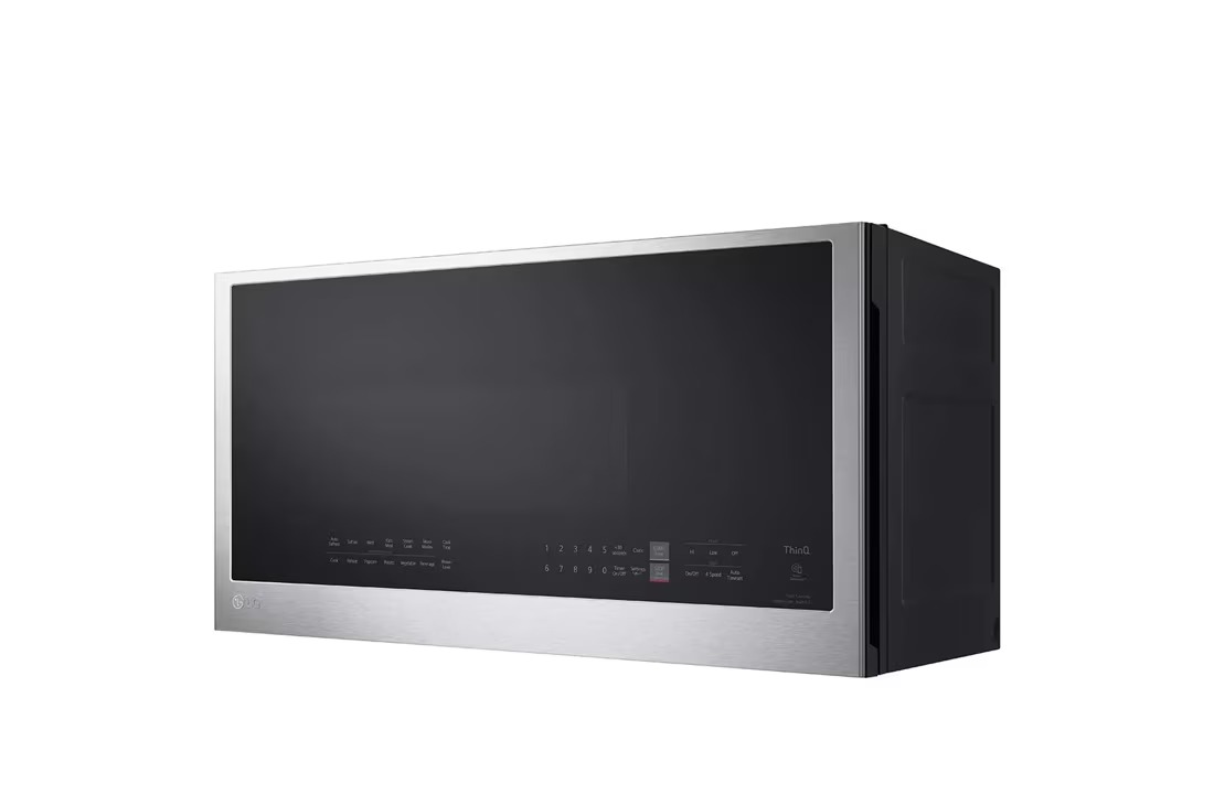 Smart 30 in. W 2 cu. ft. Over the Range Microwave with EasyClean 1,050-Watt in PrintProof Stainless Steel