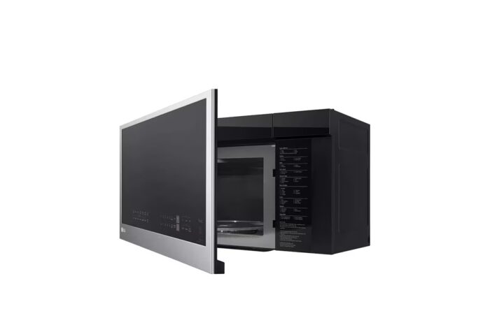 Smart 30 in. W 2 cu. ft. Over the Range Microwave with EasyClean 1,050-Watt in PrintProof Stainless Steel