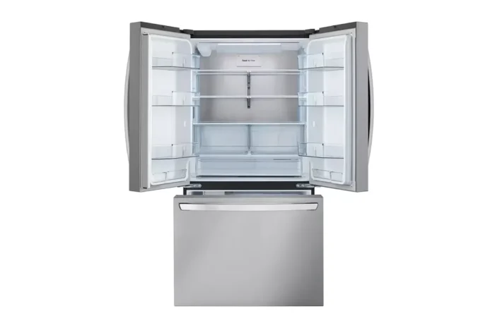 27 cu. ft. Smart Counter-Depth MAX French Door Refrigerator with Internal Water Dispenser in PrintProof Stainless Steel