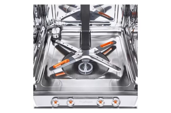 24 in. PrintProof Stainless Steel Smart Top Control Dishwasher with 1-Hour Wash and Dry, QuadWash Pro and TrueSteam