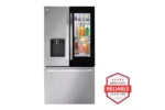 26 cu. ft. Smart InstaView Counter Depth MAX French Door Refrigerator in PrintProof Stainless Steel