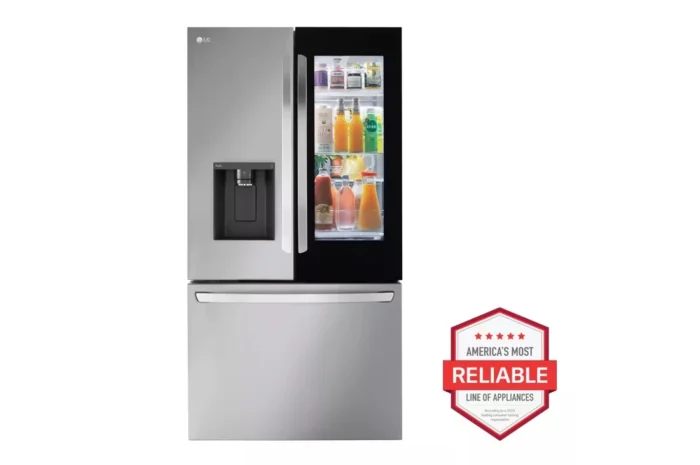 26 cu. ft. Smart InstaView Counter Depth MAX French Door Refrigerator in PrintProof Stainless Steel