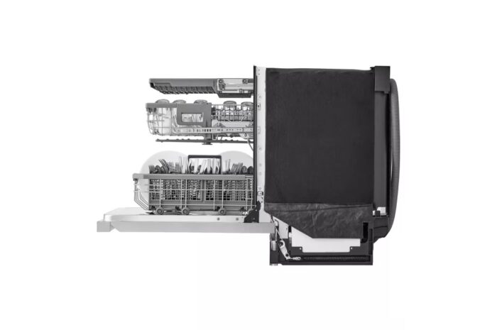 24 in. PrintProof Stainless Steel Smart Top Control Dishwasher with 1-Hour Wash and Dry, QuadWash Pro and Dynamic Dry