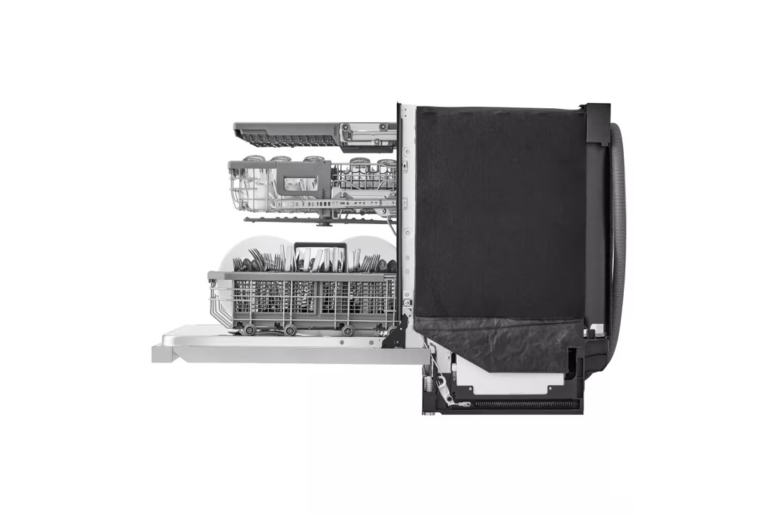 24 in. PrintProof Stainless Steel Smart Top Control Dishwasher with 1-Hour Wash and Dry, QuadWash Pro and Dynamic Dry