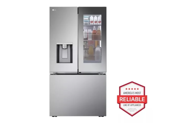26 cu. ft. Counter-Depth MAX French Door Refrigerator w/ Mirrored Instaview & 4 types of ice, PrintProof Stainless Steel