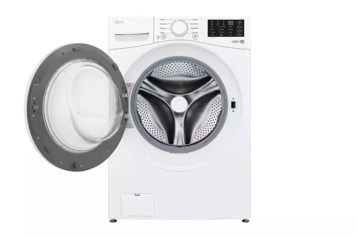 5.0 cu. ft. Stackable Front Load Washer in White with 6 Motion Cleaning Technology