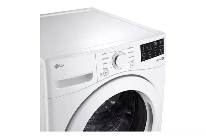 5.0 cu. ft. Stackable Front Load Washer in White with 6 Motion Cleaning Technology