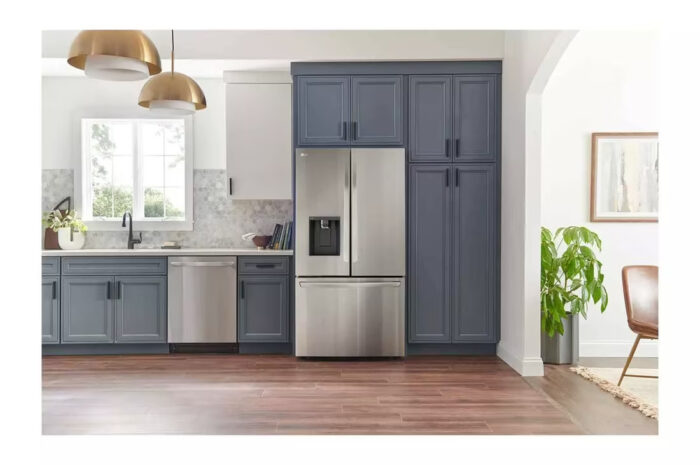 26 cu. ft. Smart Counter-Depth MAX French Door Refrigerator with Dual Ice Makers in PrintProof Stainless Steel