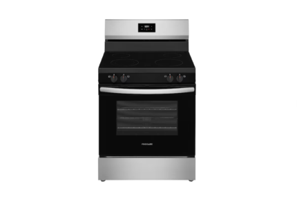 Frigidaire 30in 4 Element Rear Control Free-Standing Electric Range in Stainless Steel with 2-in-1 Dual Expandable Element