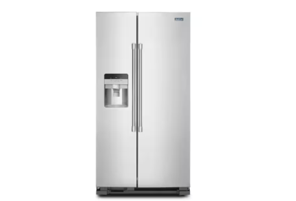 Maytag 24.5 cu. ft. Side by Side Refrigerator in Fingerprint Resistant Stainless Finish with Exterior Ice and Water Dispenser