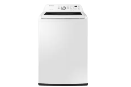 Samsung 4.5 cu. ft. High-Efficiency Top Load Washer in White with Impeller and Vibration Reduction